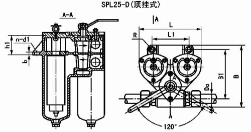 SPL、DPL型網(wǎng)片式油濾器